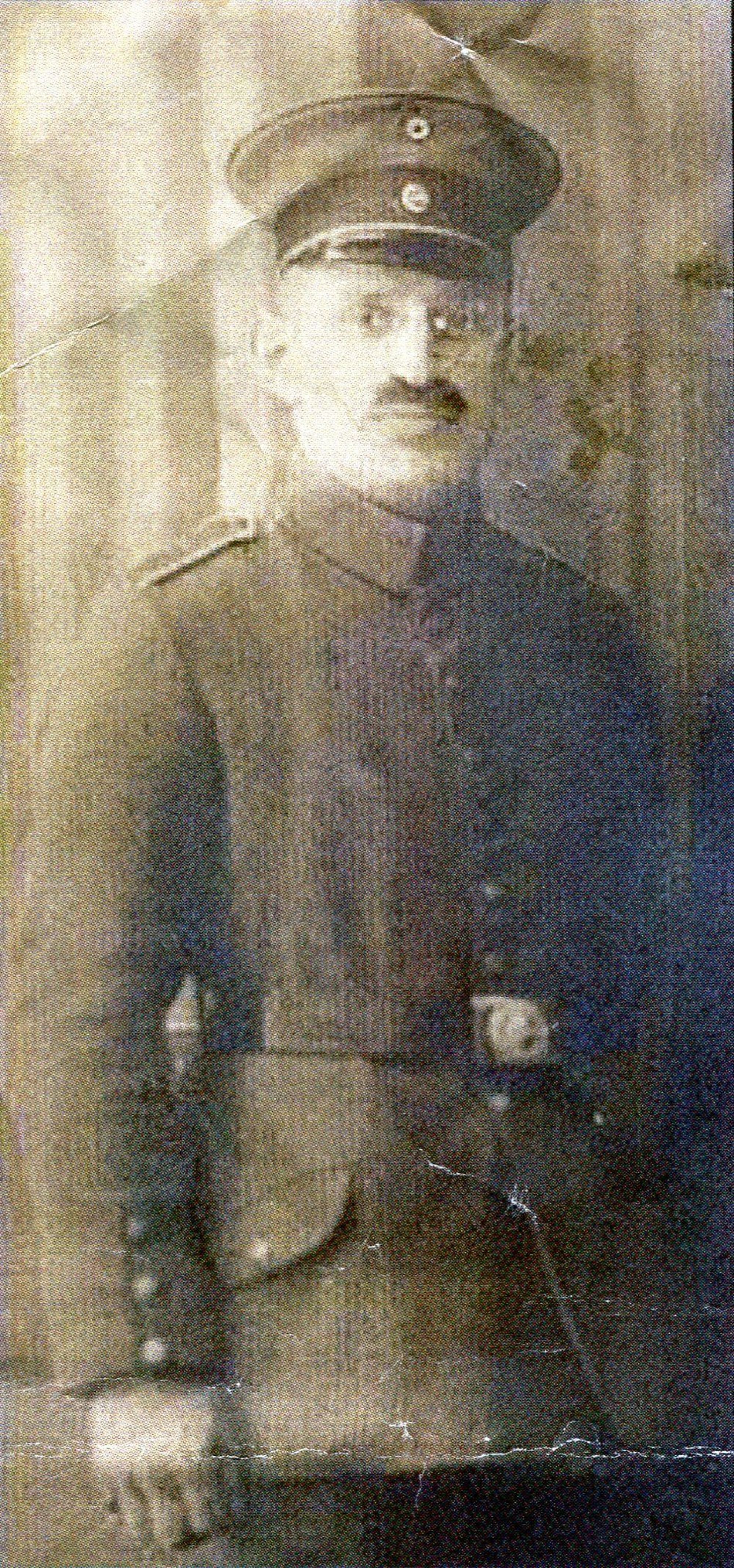 Jakob Bär als Soldat im Erster Weltkrieg. (Repro: Henry Baer)